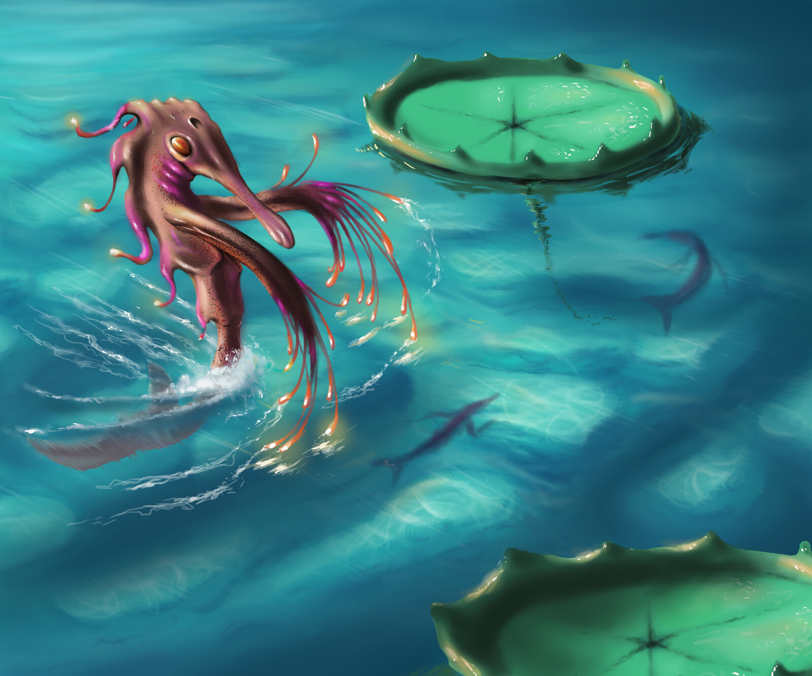 a water dragon