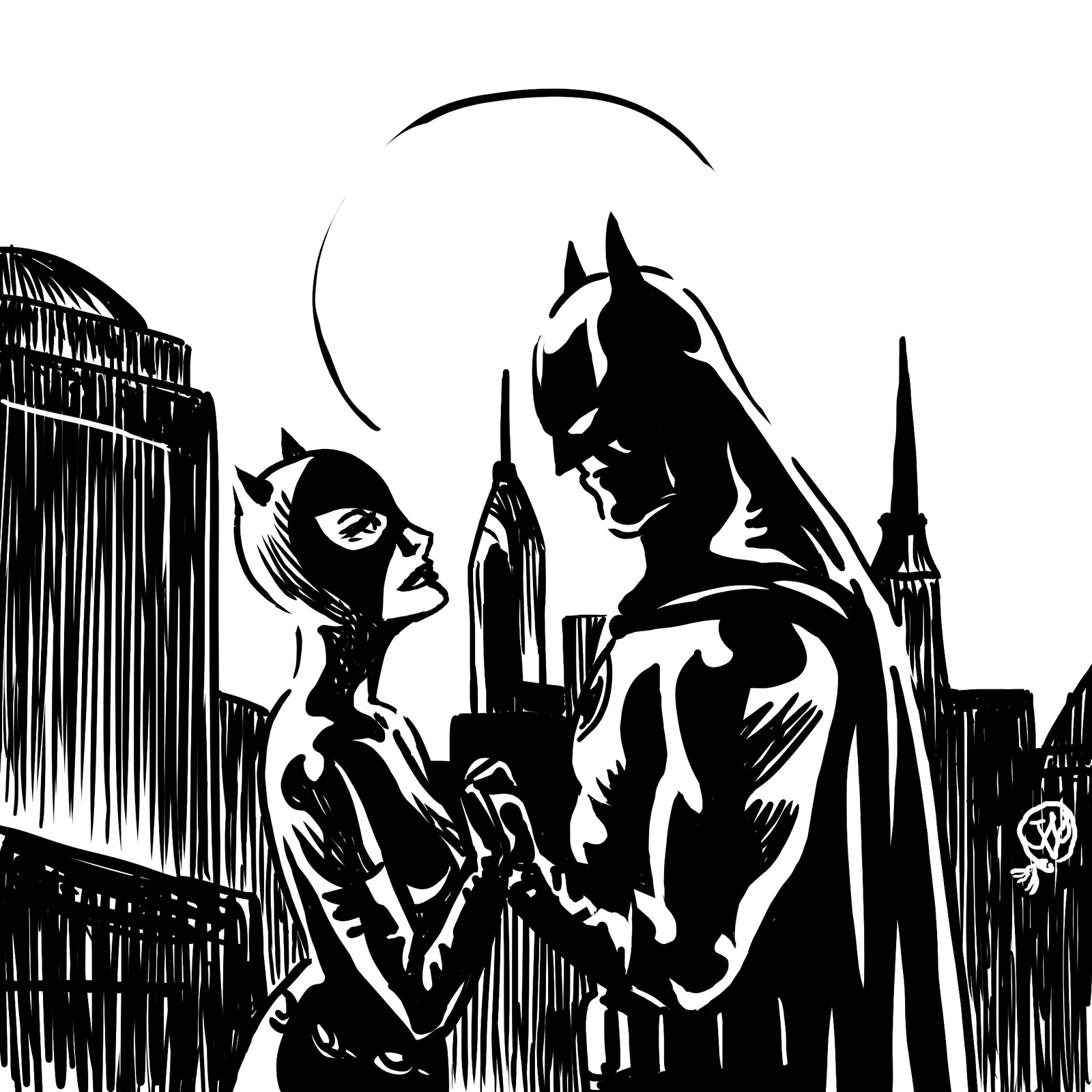 Azrael Aguiar Batman And Catwoman