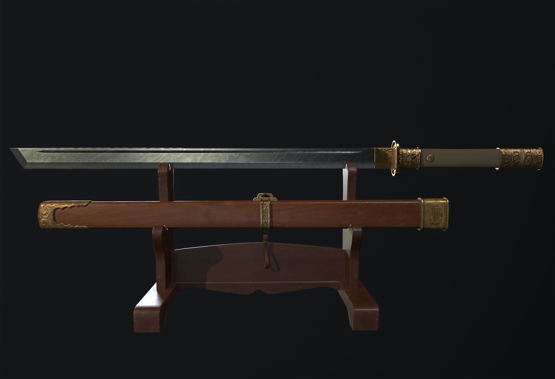 『凌影唐横刀』武具　刀装具　日本刀　模造刀 居合刀 横刀  直刀 Jiale Ma - Chinese sword唐横刀