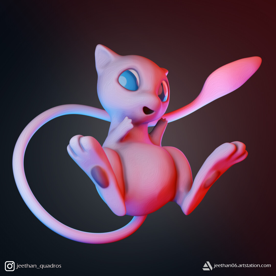 ArtStation - Mew Pokemon