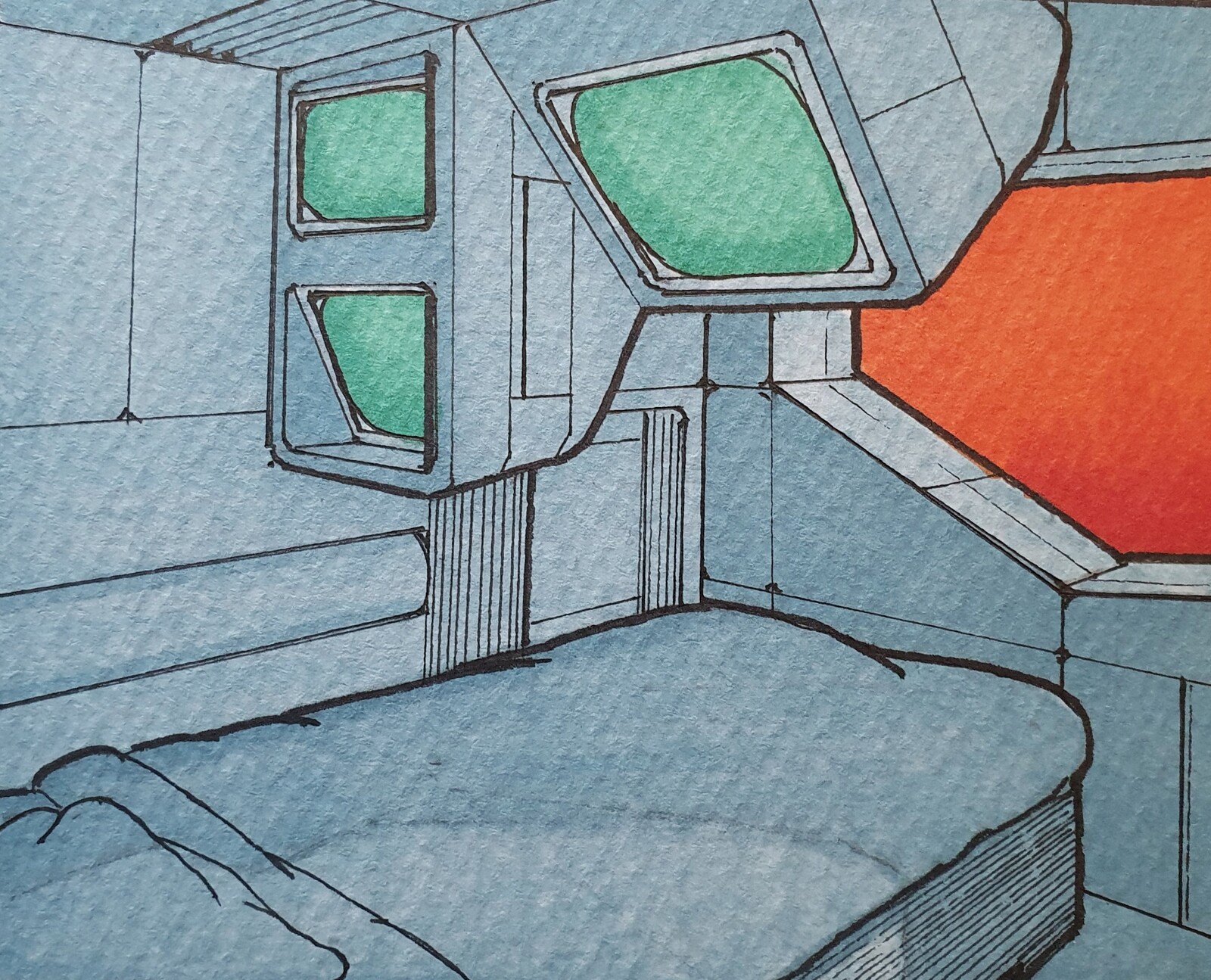 Pod bedroom.