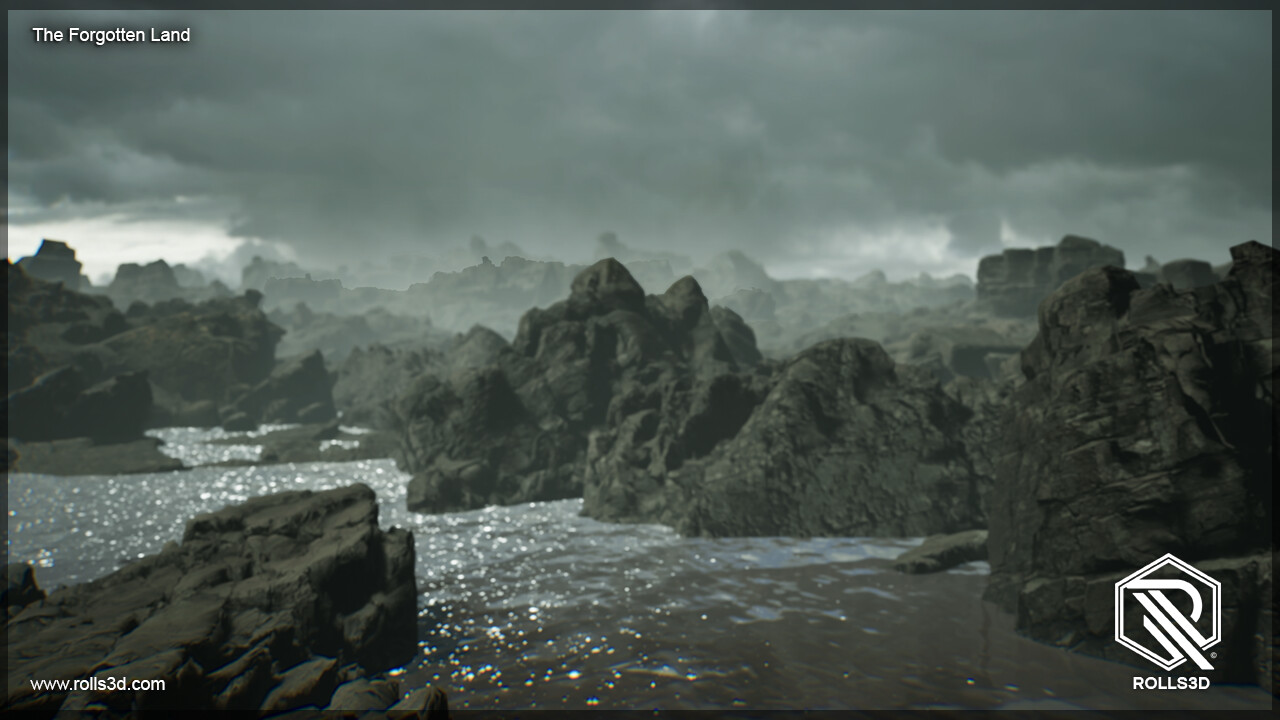 The Forgotten Land, a landscape created in Unreal Engine 5