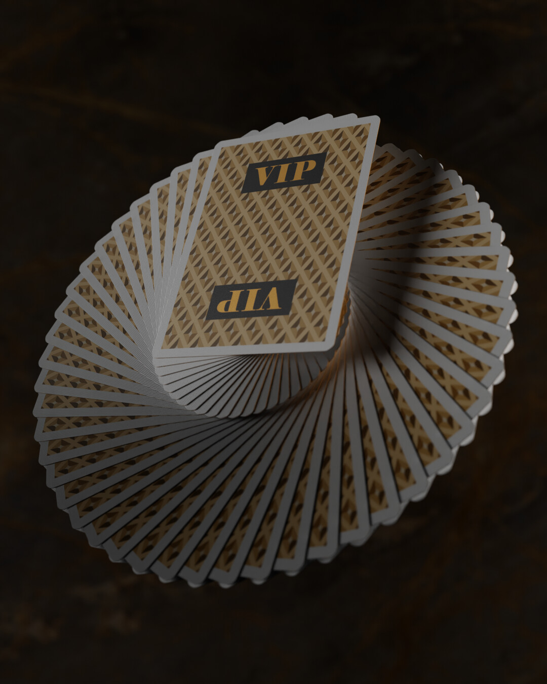 Simone Cotogno - Squid Game Fan Art Cards - "VIPS" back design