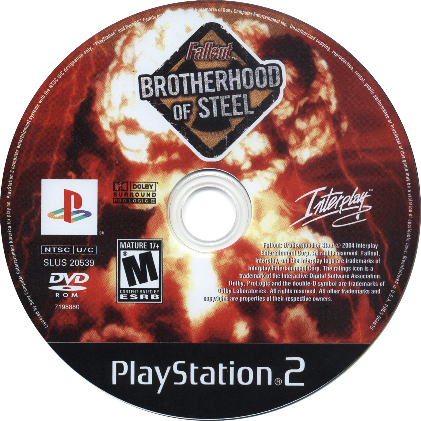 Interplay - Fallout brotherhood of Steel. CD-Game