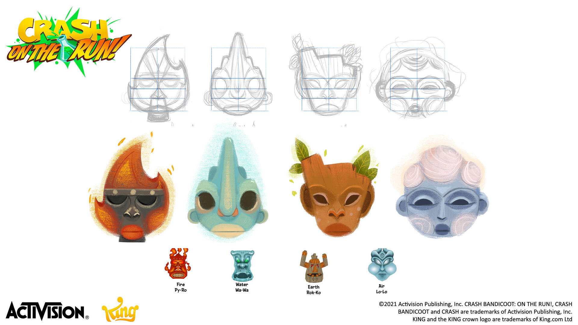 Crash Bandicoot Elementals