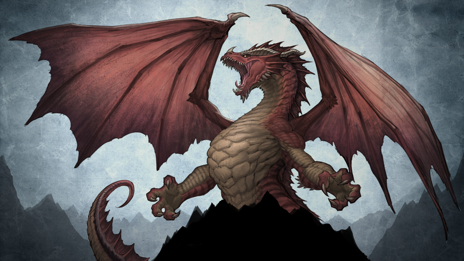 ArtStation - Red dragon