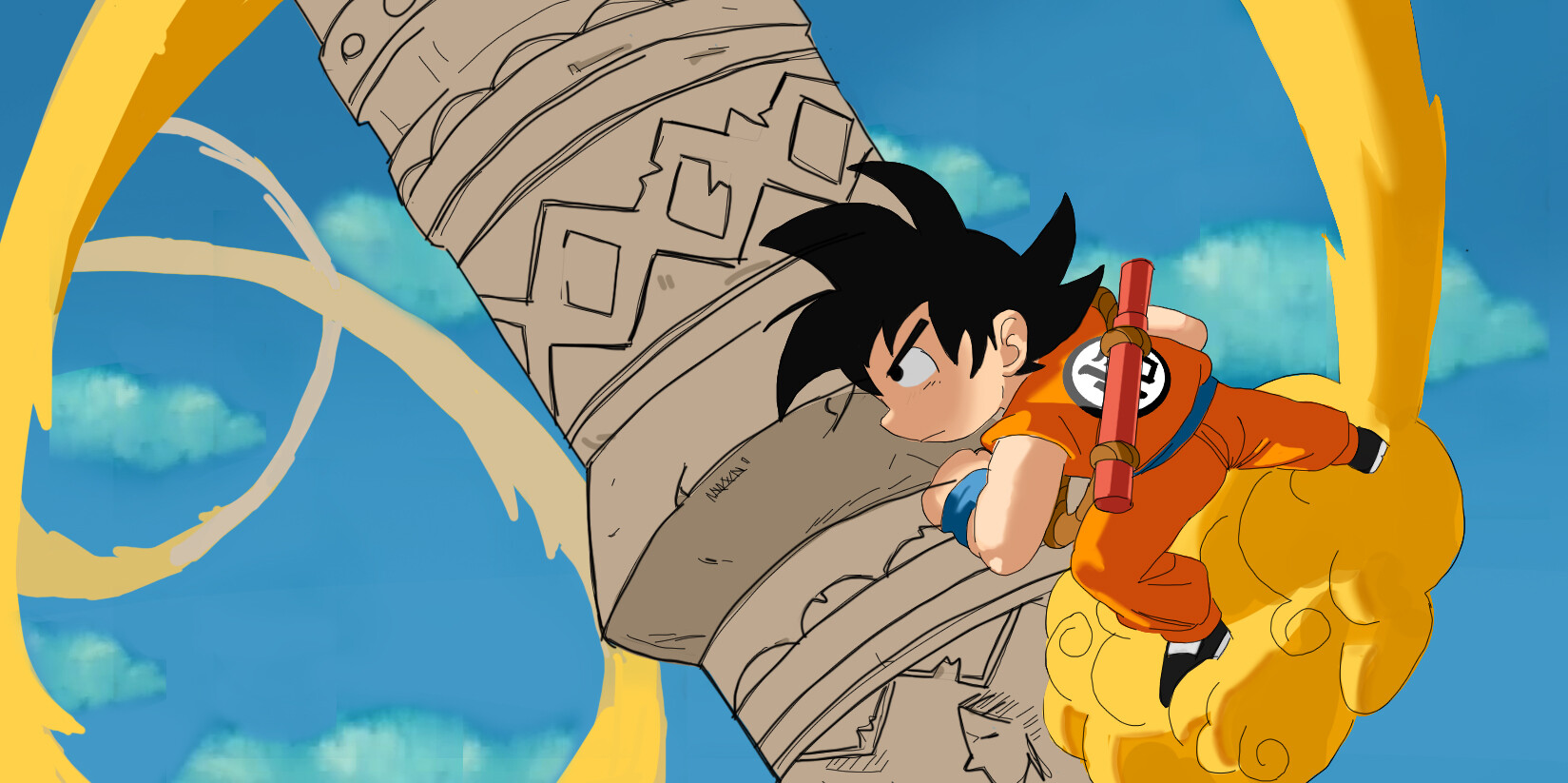 ArtStation Road to Korin (Dragon Ball FanArt)