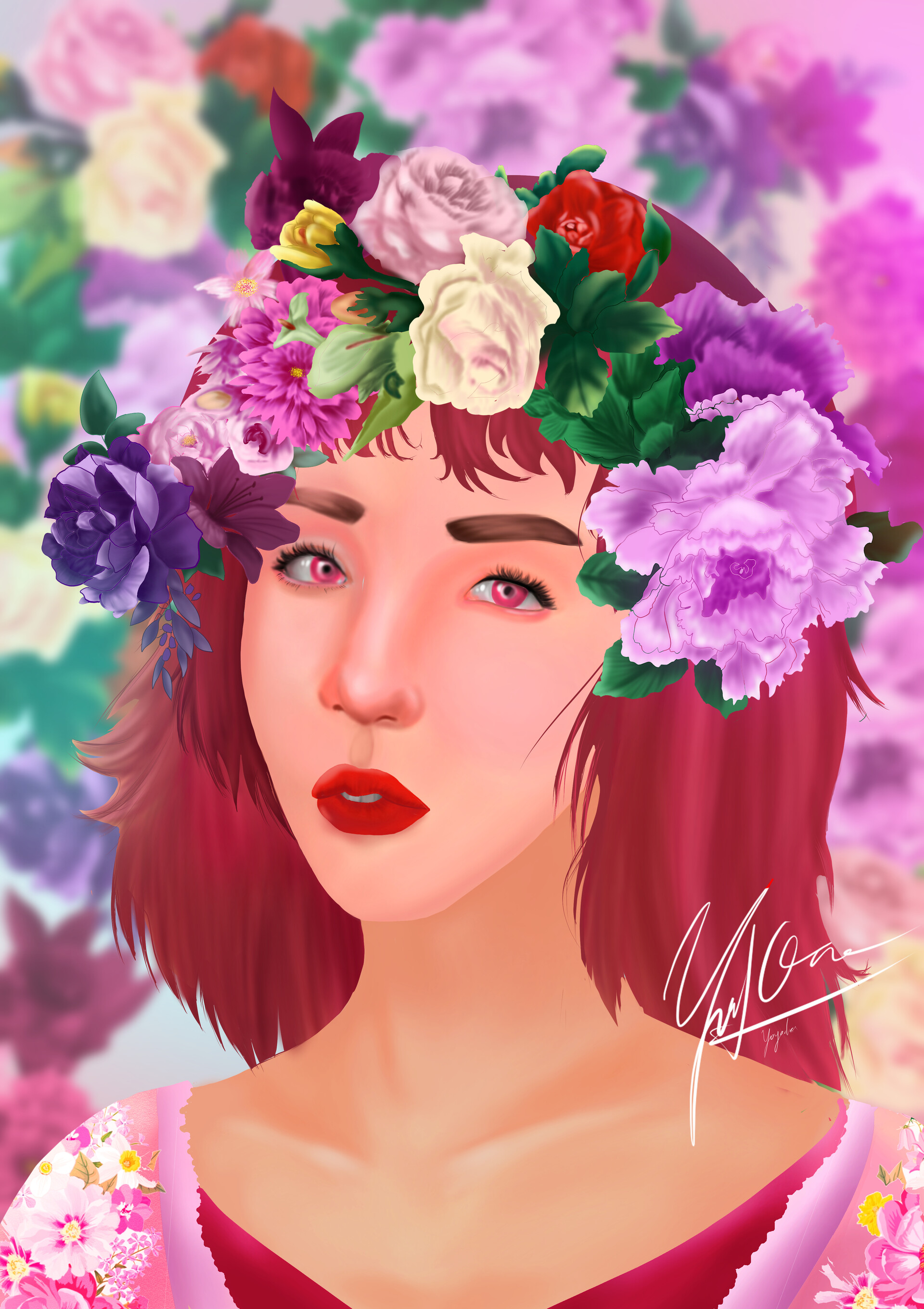 ArtStation The Flower Girl