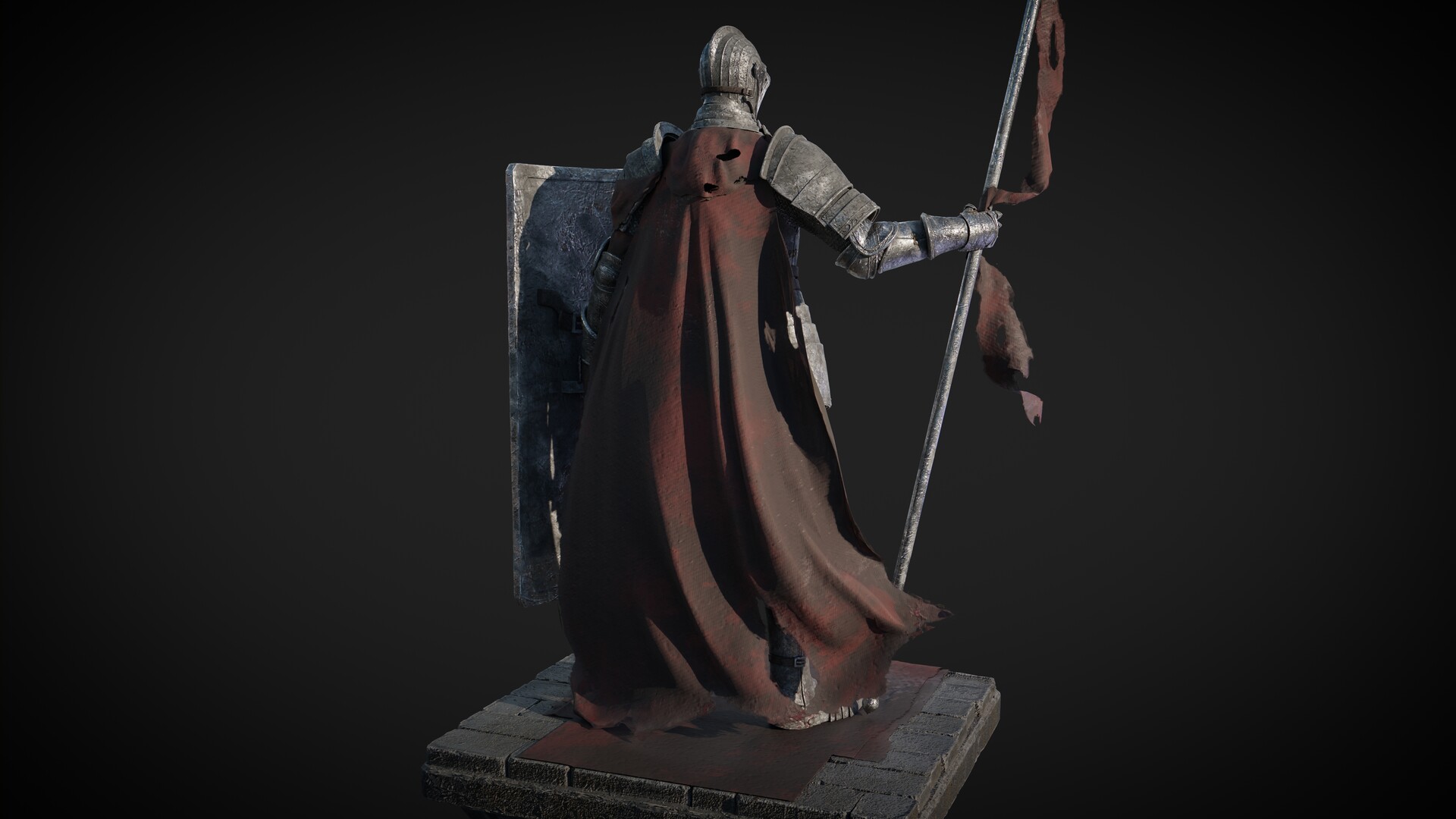 Lautrec Knight Dark Souls T-Pose 3D model