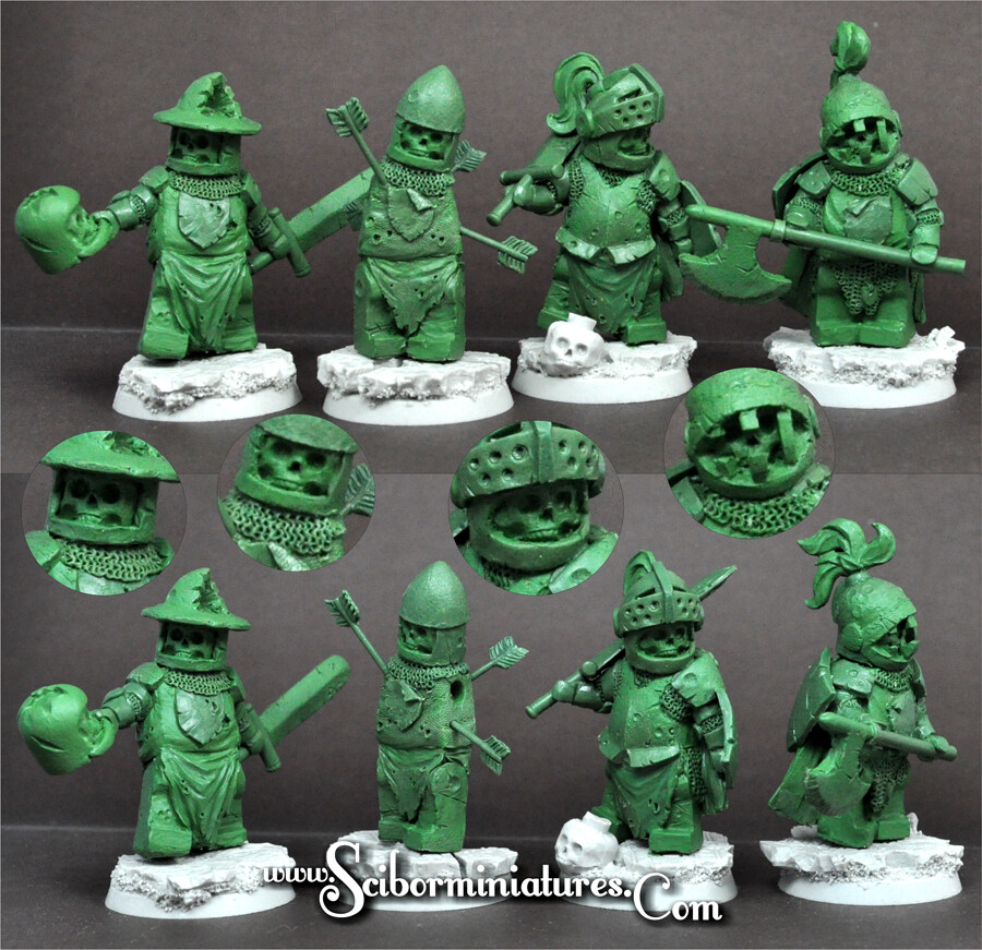 ArtStation Zombie toys miniatures hand sculpted