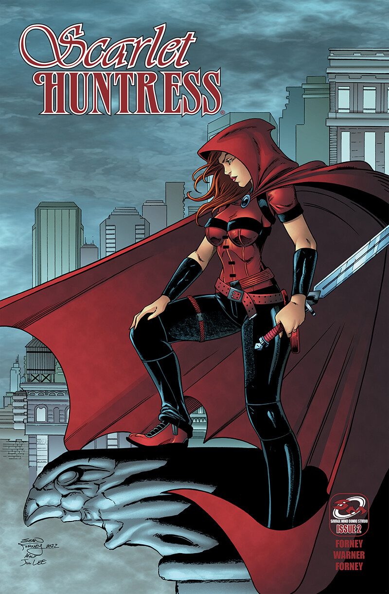 Scarlet Huntress 2 reprint for 2022. Homage to Jim Lee's Batman 608.

Pencils, inks, and colors by Sean Forney

Scarlet Huntress is copyright and registered trademark Stephanie and Sean Forney