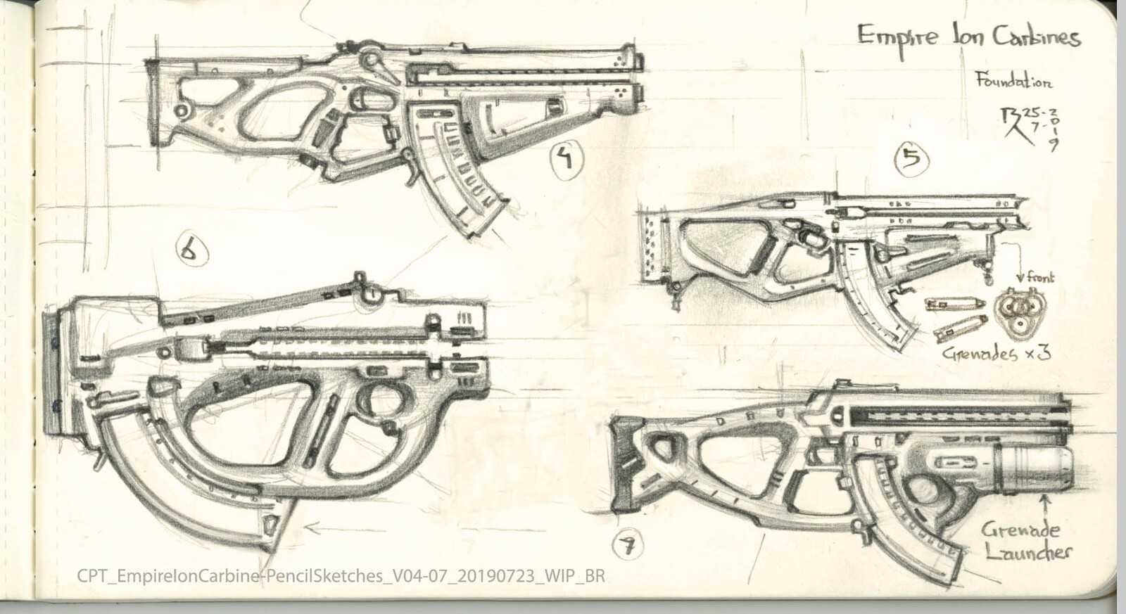 Empire Guard Weapons-ION CARBINE 4-7