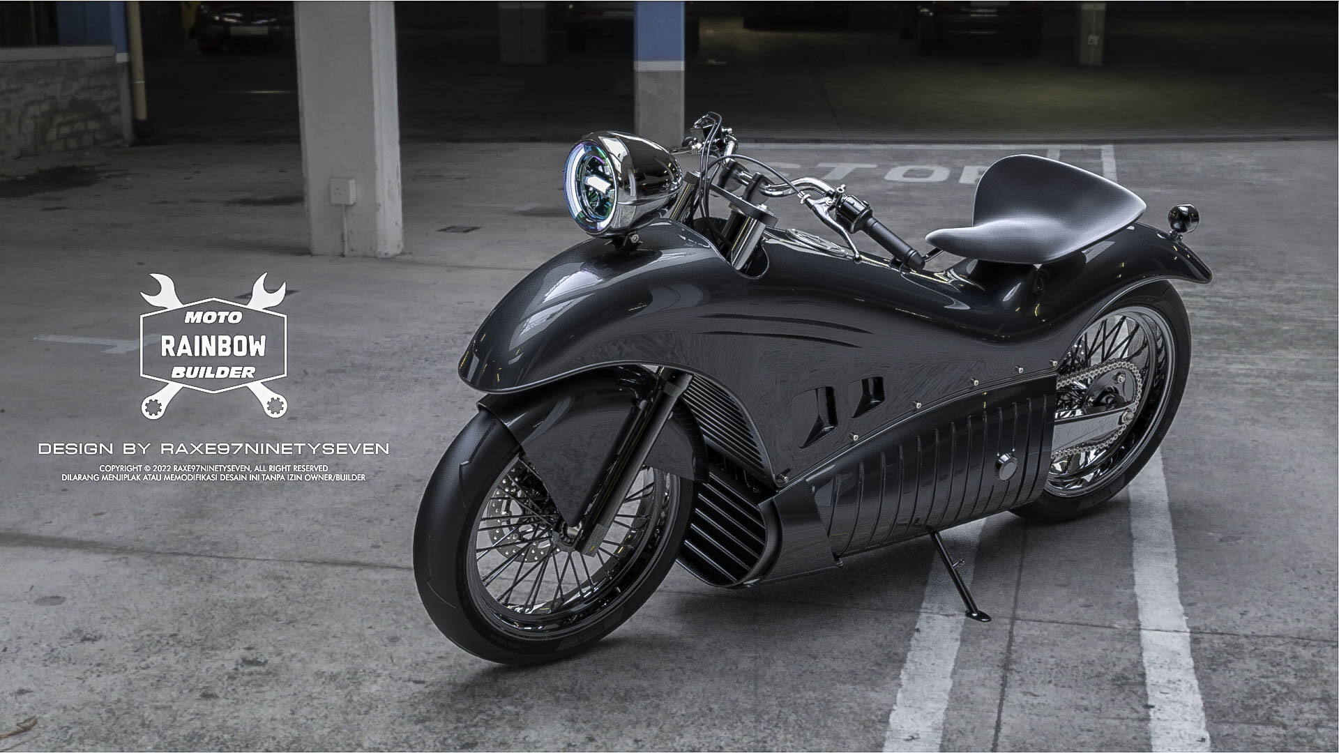 Radite Octavanka - KAWASAKI ESTRELLA W250 - DESIGN BY