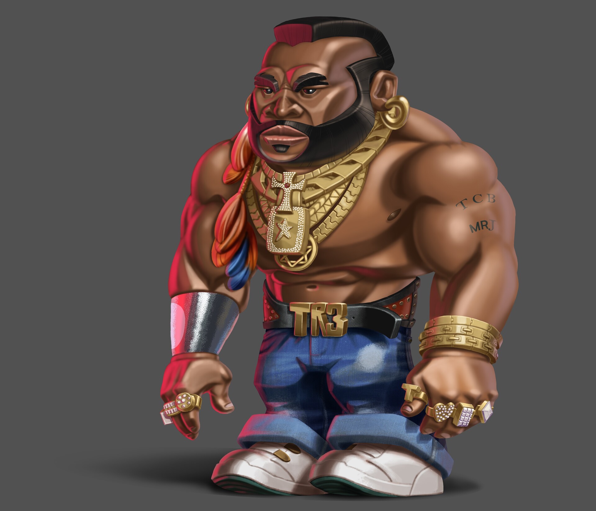 Kashish Sharma Mr.T Stylized Art