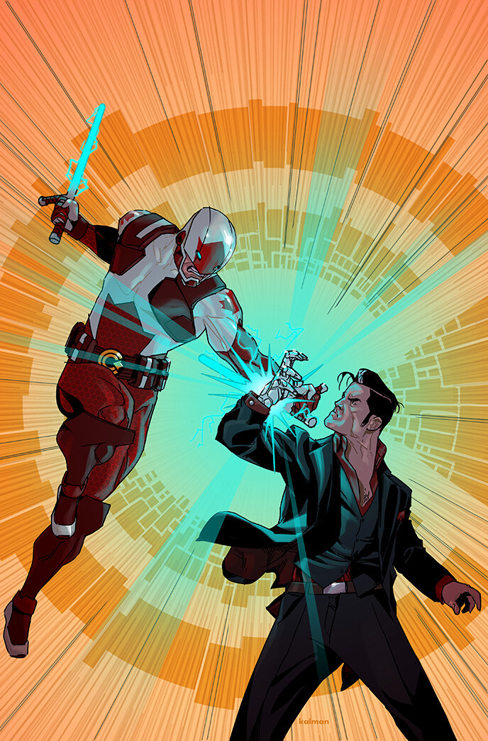 Cover art for Captain Canuck issue 6