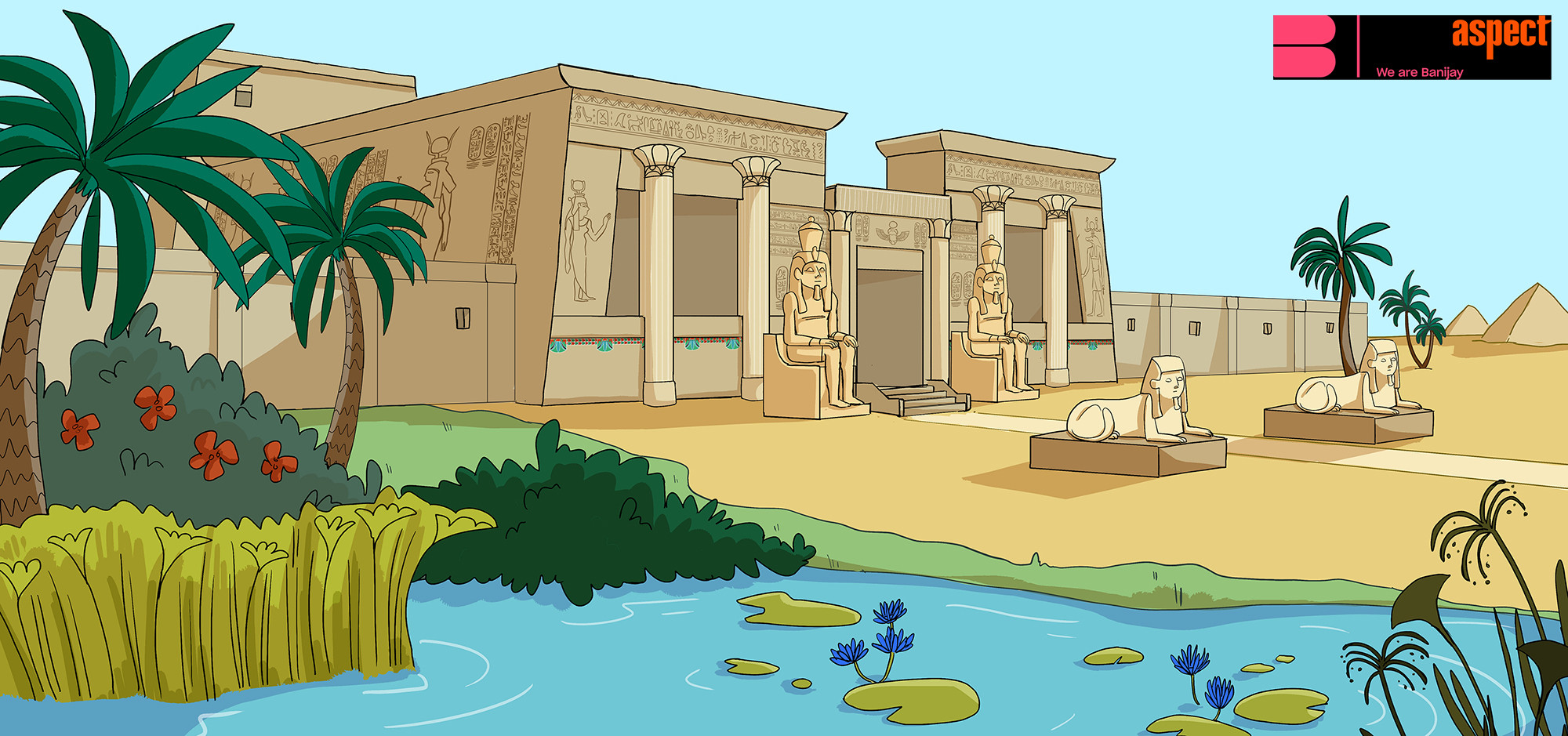Cleopatra episode
EXT Egyptian Palace 