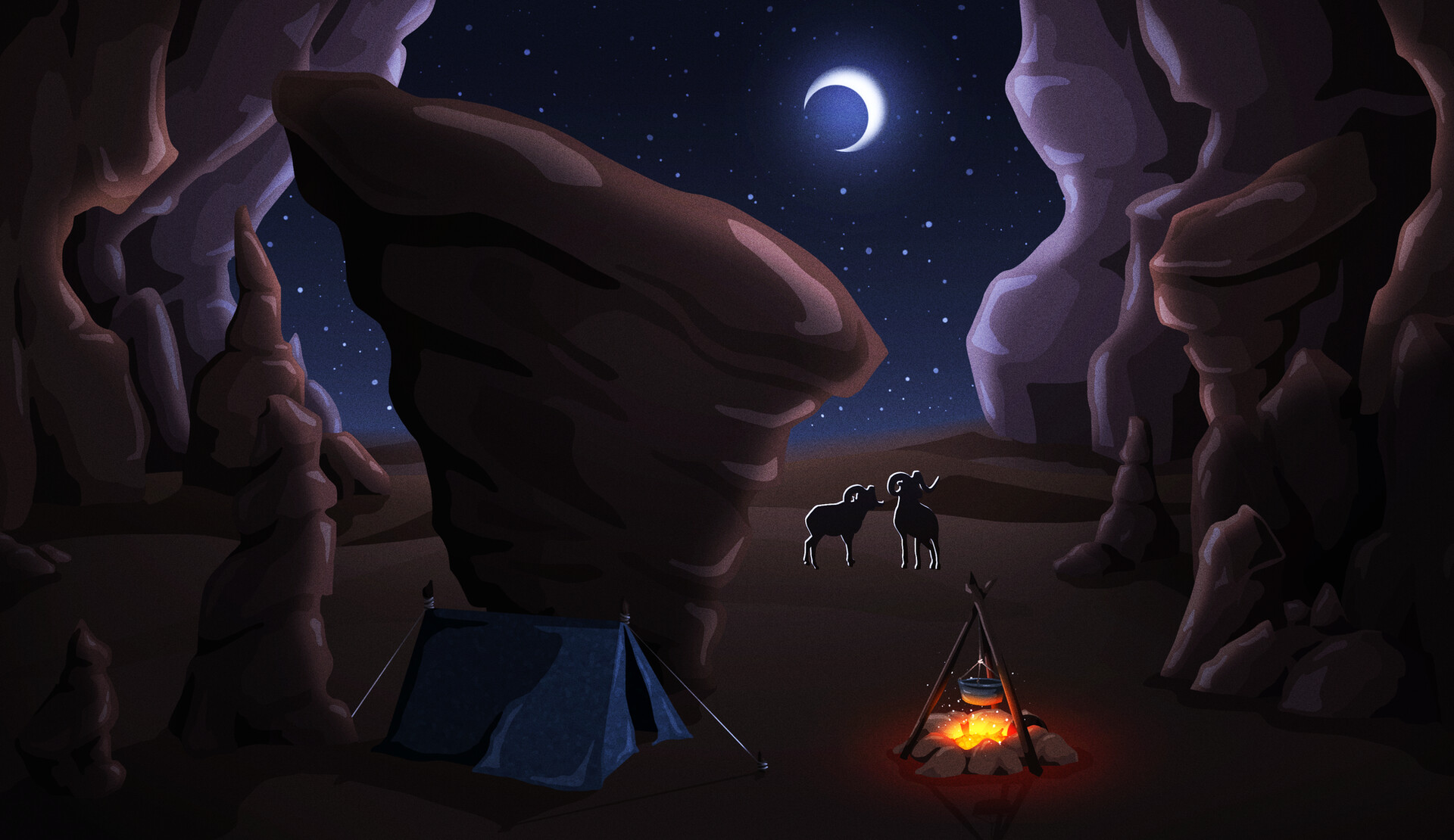 ArtStation Canyon Nights