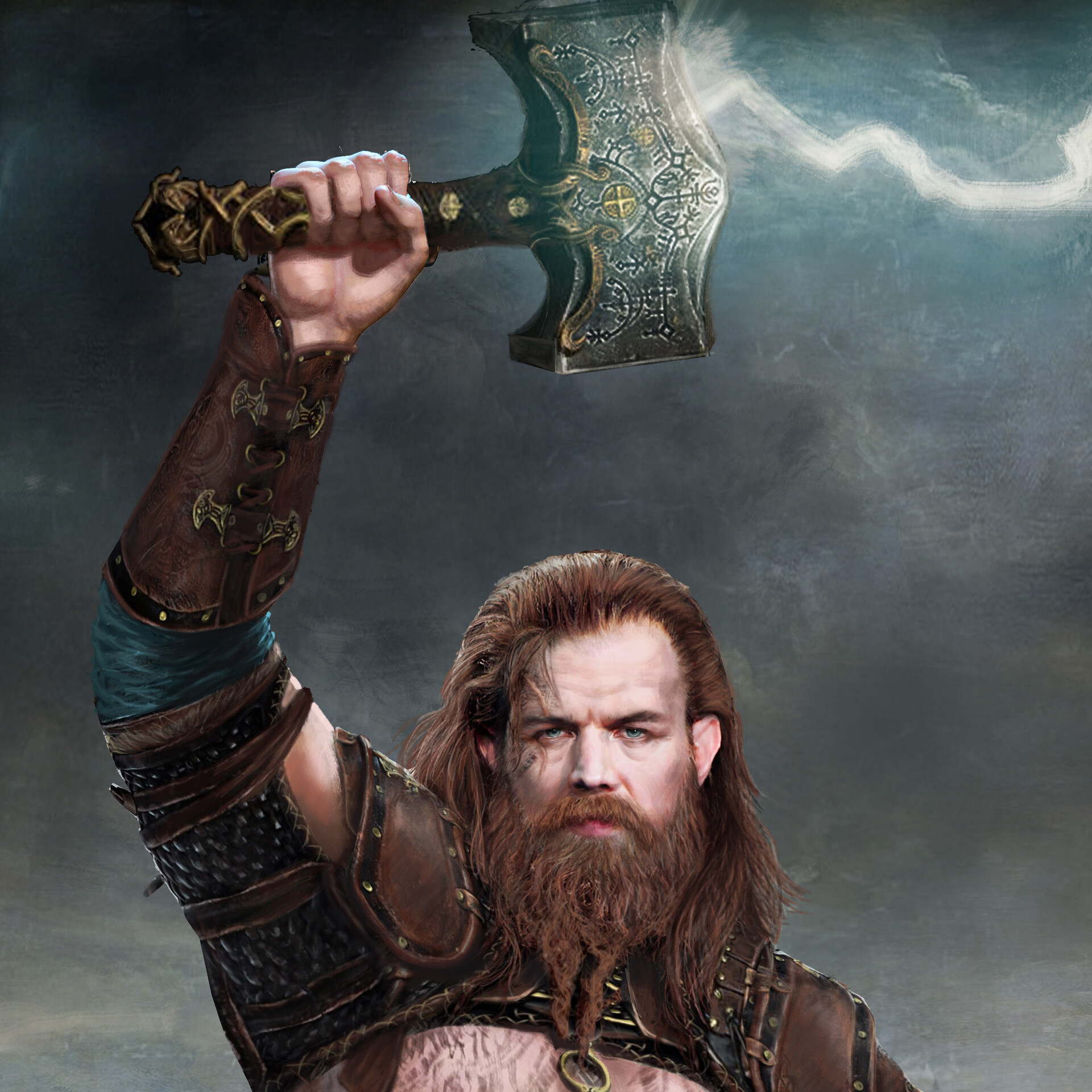 ArtStation Thor God Of War