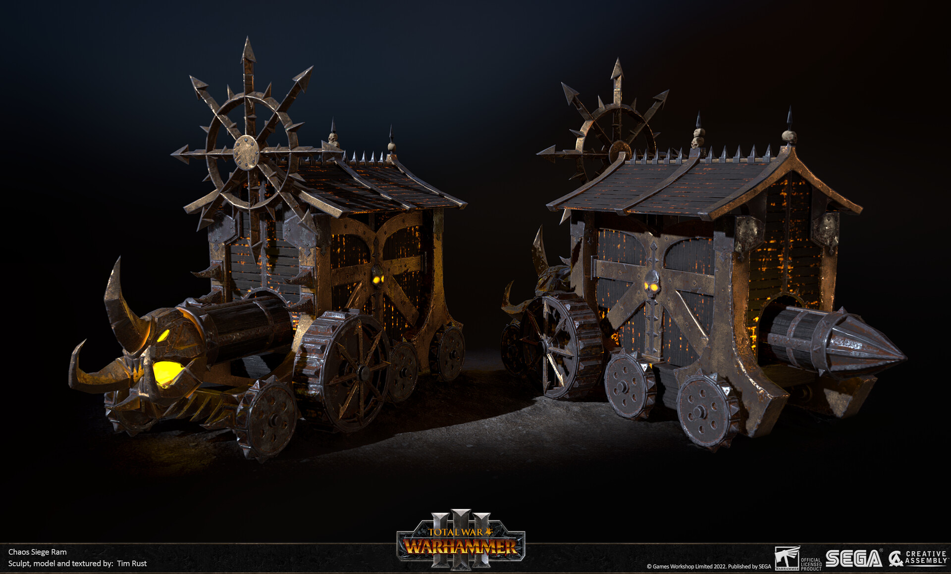 Tim Rust - Total War: Warhammer 3 - Chaos Undivided Siege Equipment