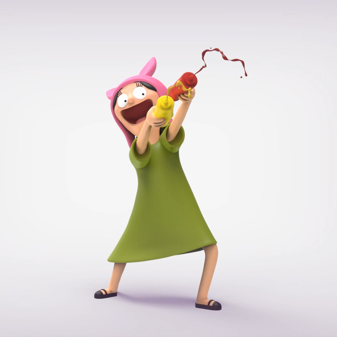 slim fit dress slacks Louise Belcher | Funko Pop | Bob's Burgers main image 0