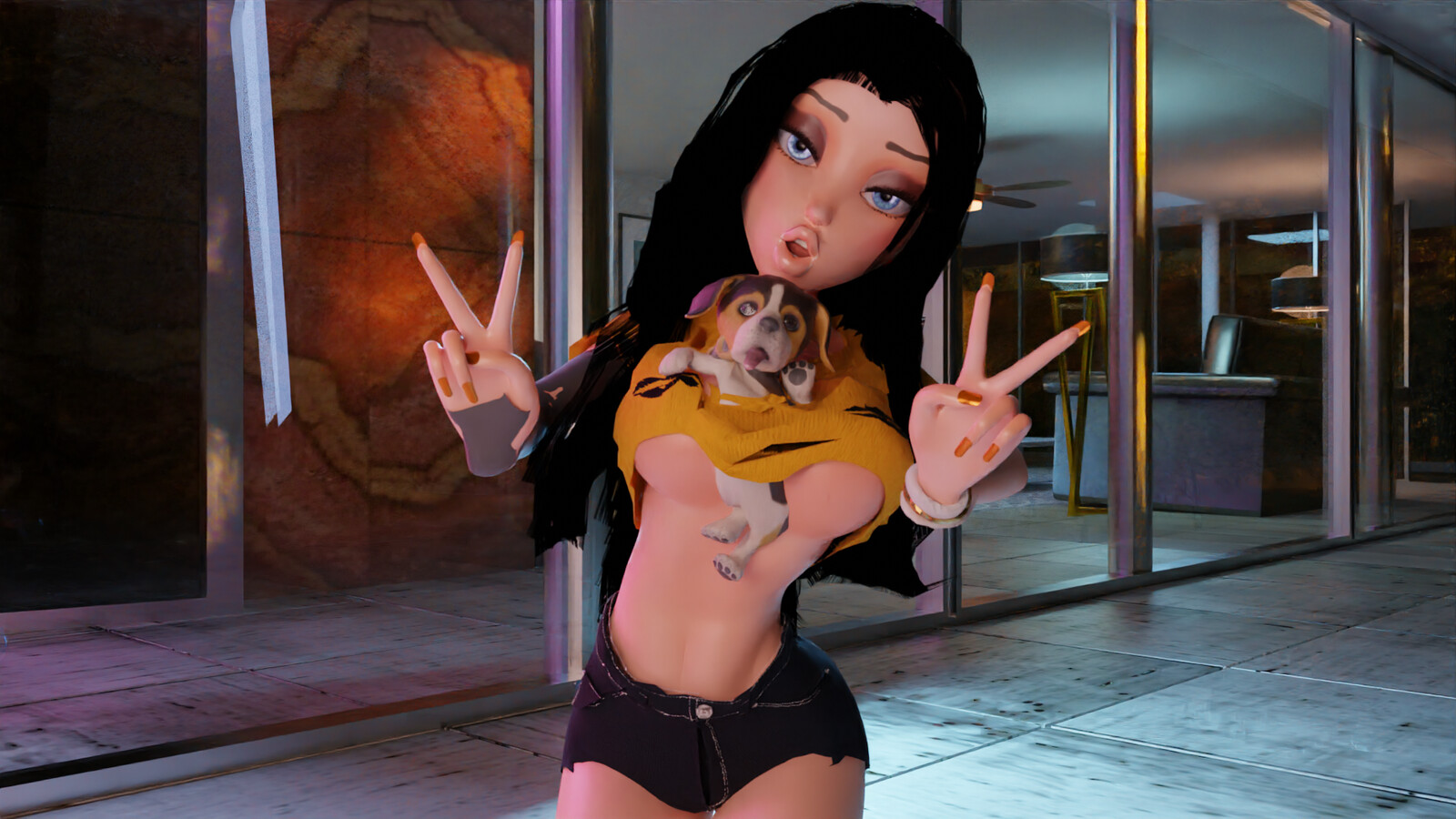 Will be up on Saturday. Full 4 minute Animation. Funny/Sexy. Hope you check it out. Dark ending.