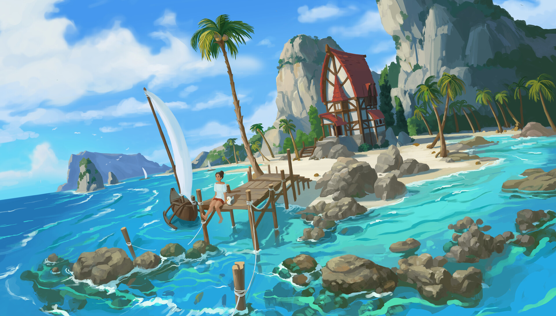 Tropical Beach House