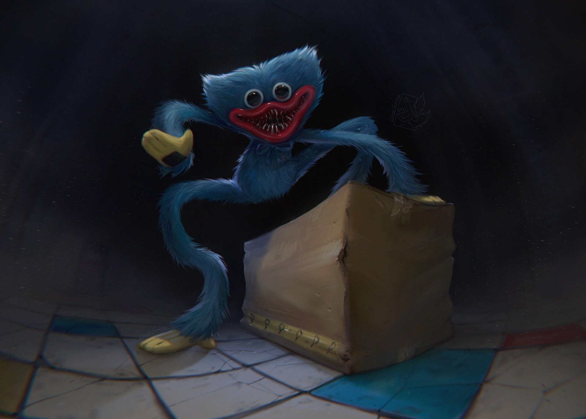 ArtStation - Huggy Wuggy fanart