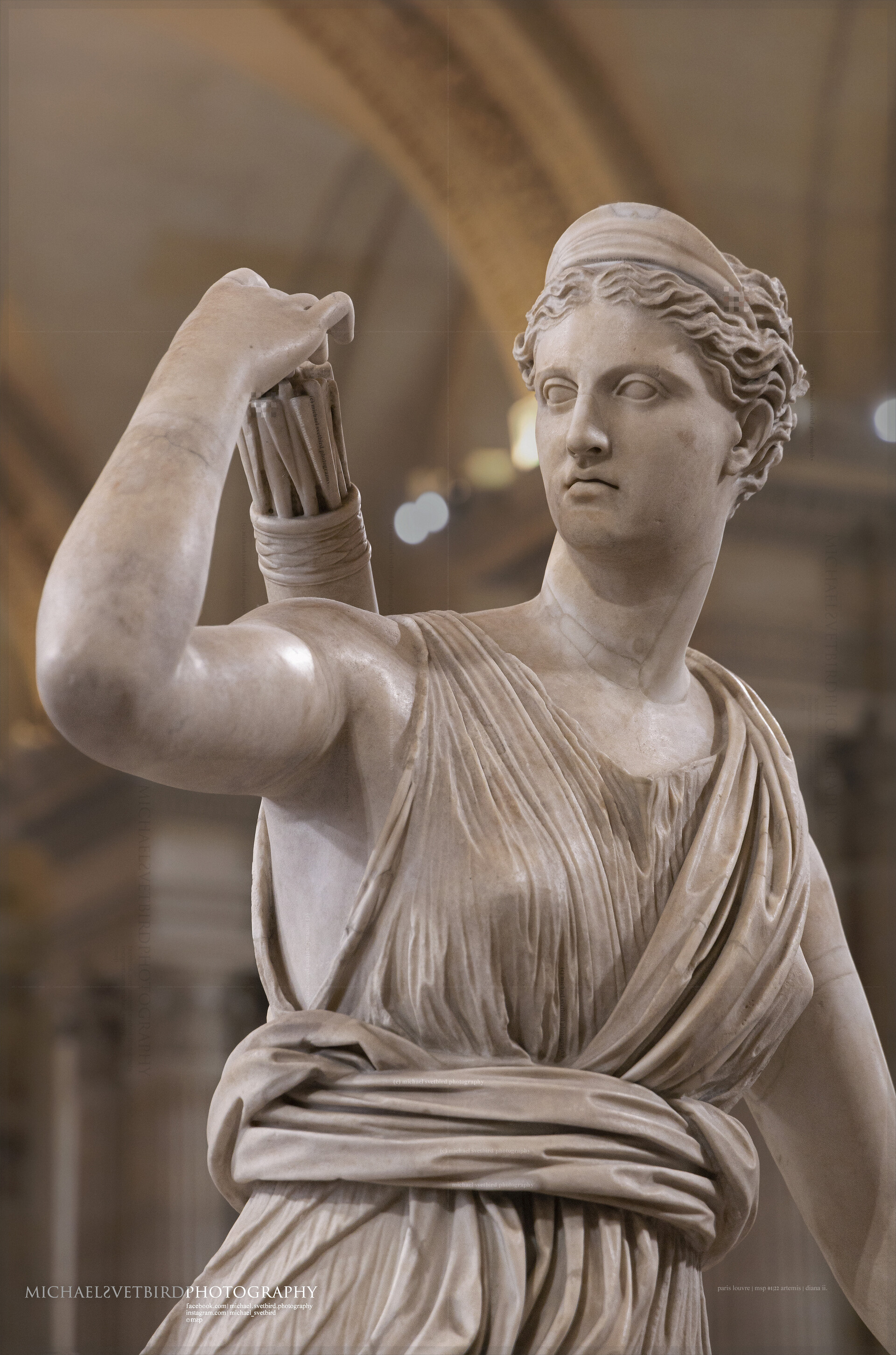 Michael Svetbird - ARTEMIS, Diana of Versailles I. Closeup