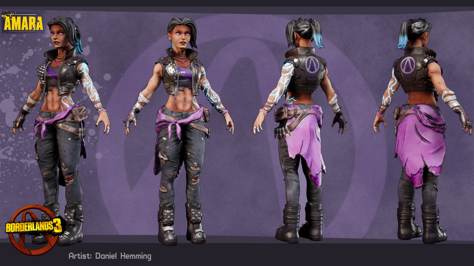 Daniel Hemming - Borderlands 3 Amara Model
