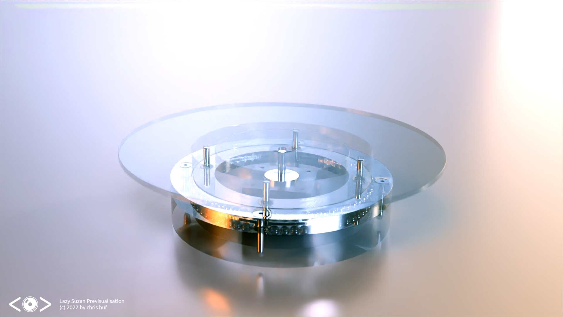 ArtStation motorized lazy suzan previz/design