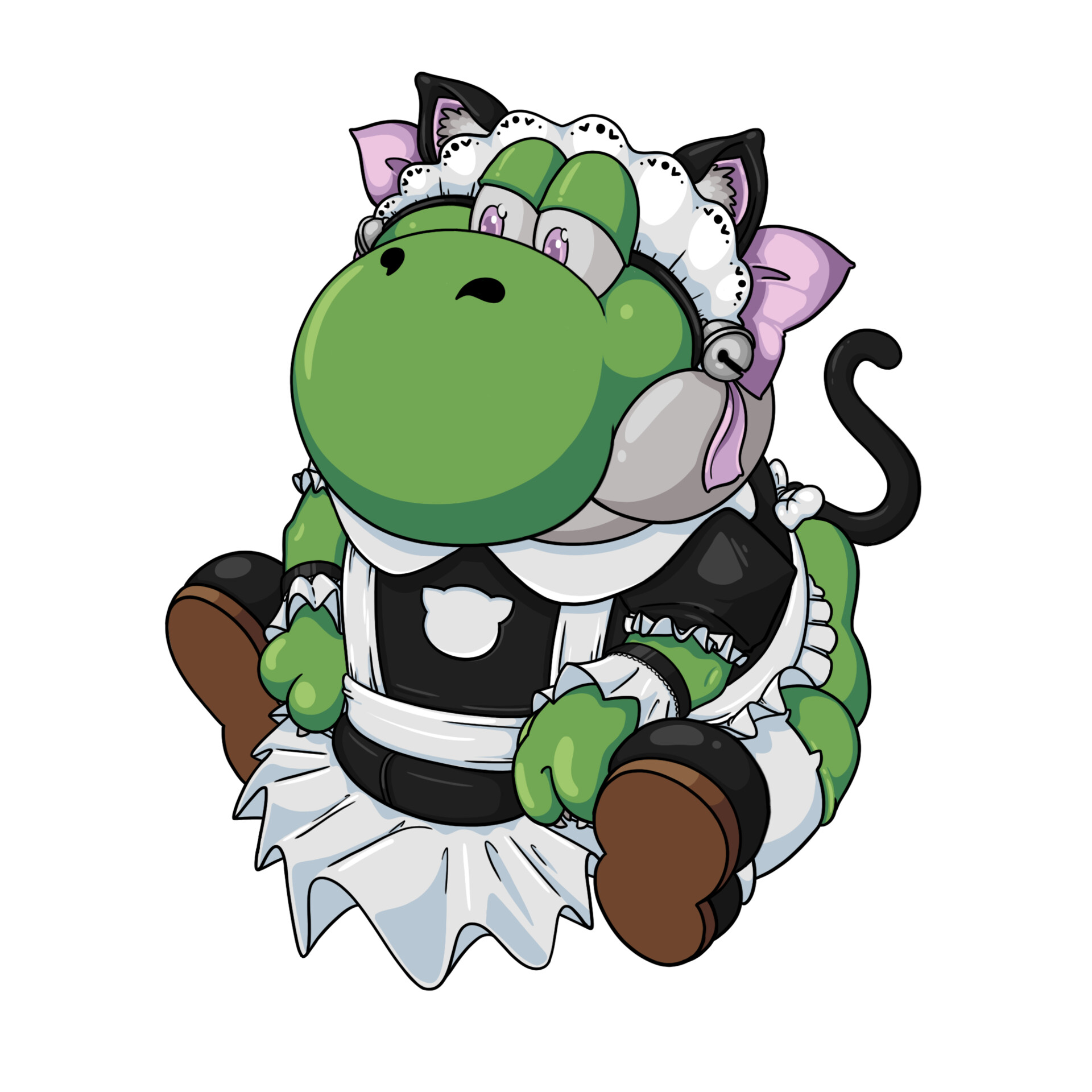 Artstation Cat Maid Beeg Yoshi