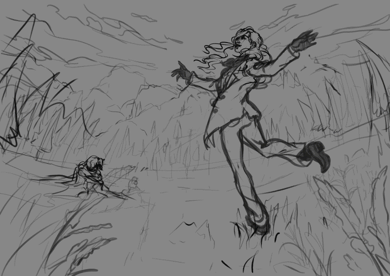 Process  GIF from sketch to final rendering.