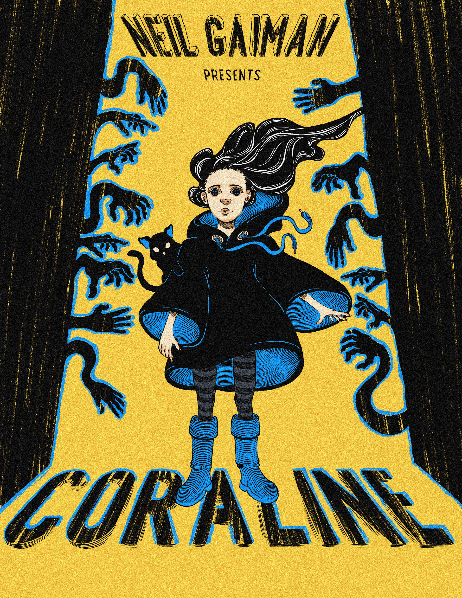 Coraline by Neil Gaiman (Illustrated book)