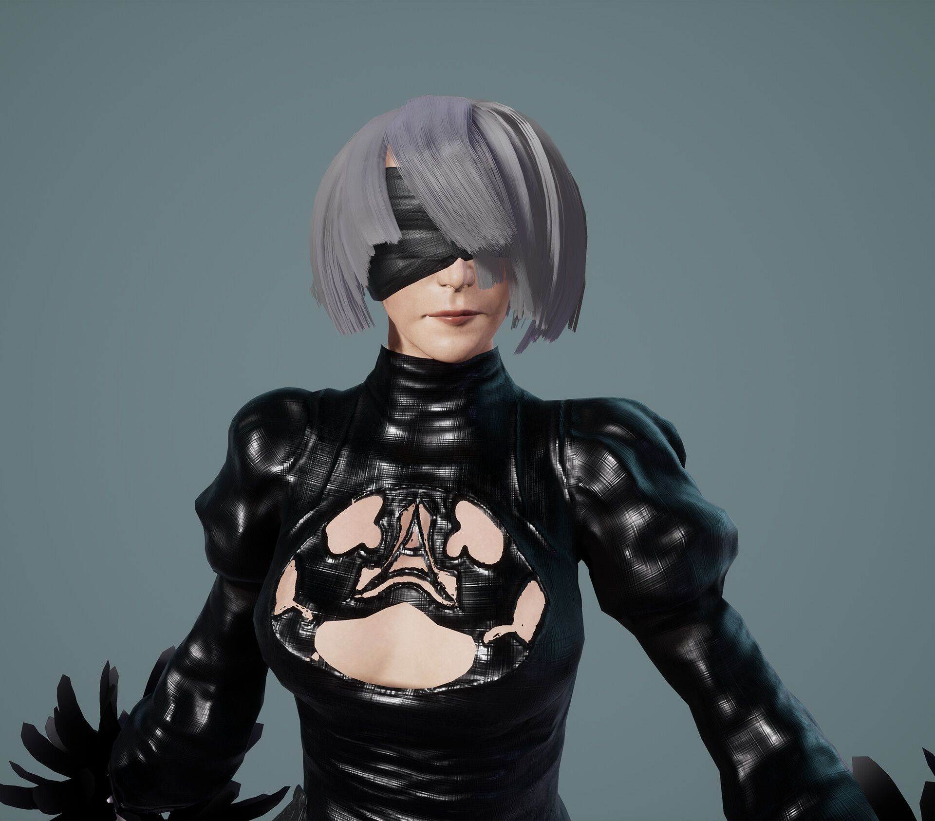 Artstation 2b Character Model Nier Automata 0284