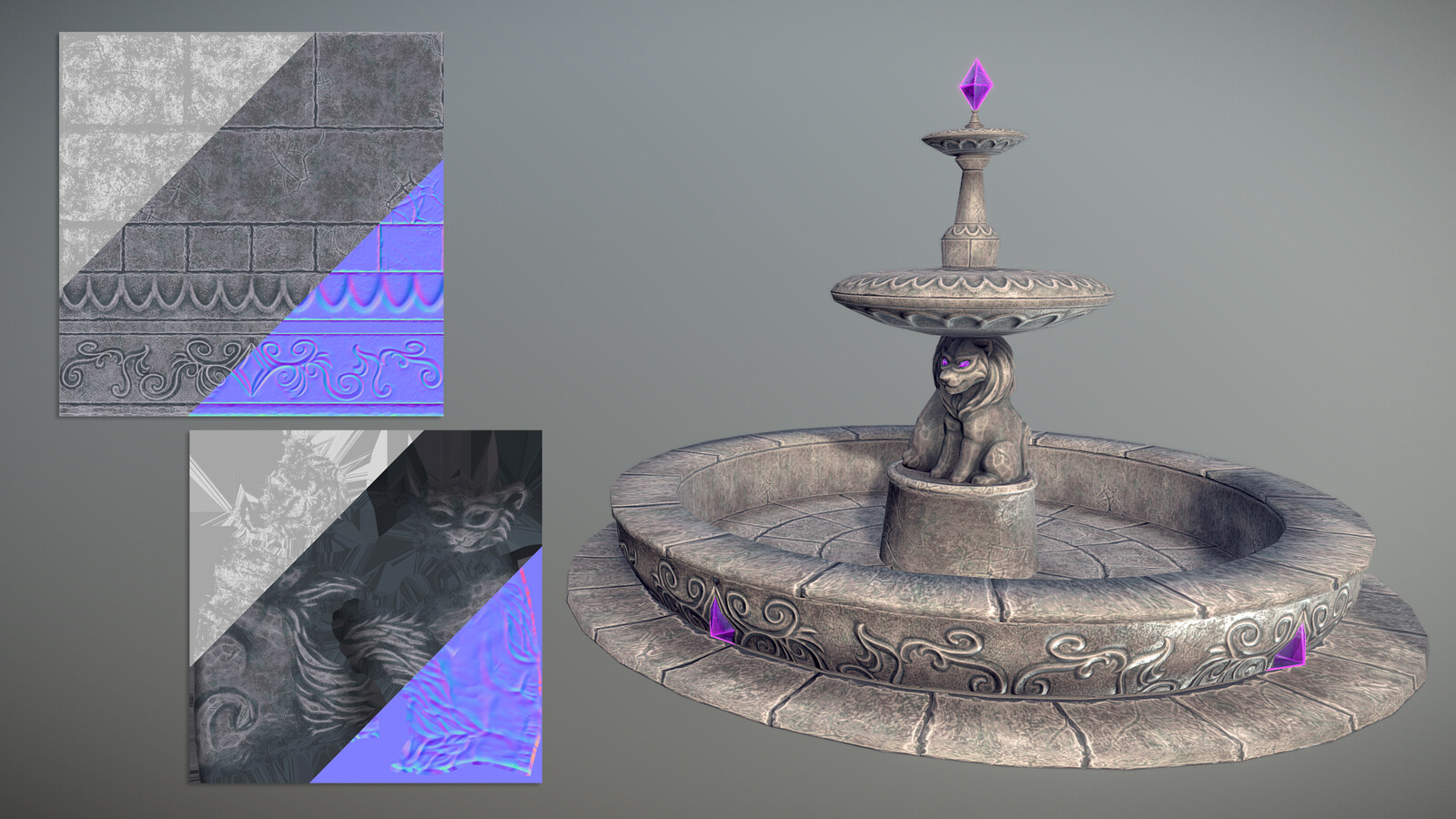 Roughness/BaseColor/Normal maps