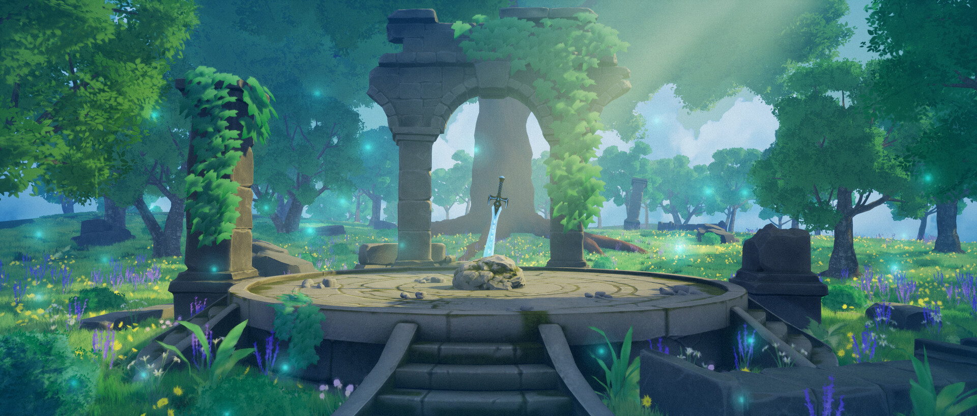 ArtStation - The Sword in the Stone