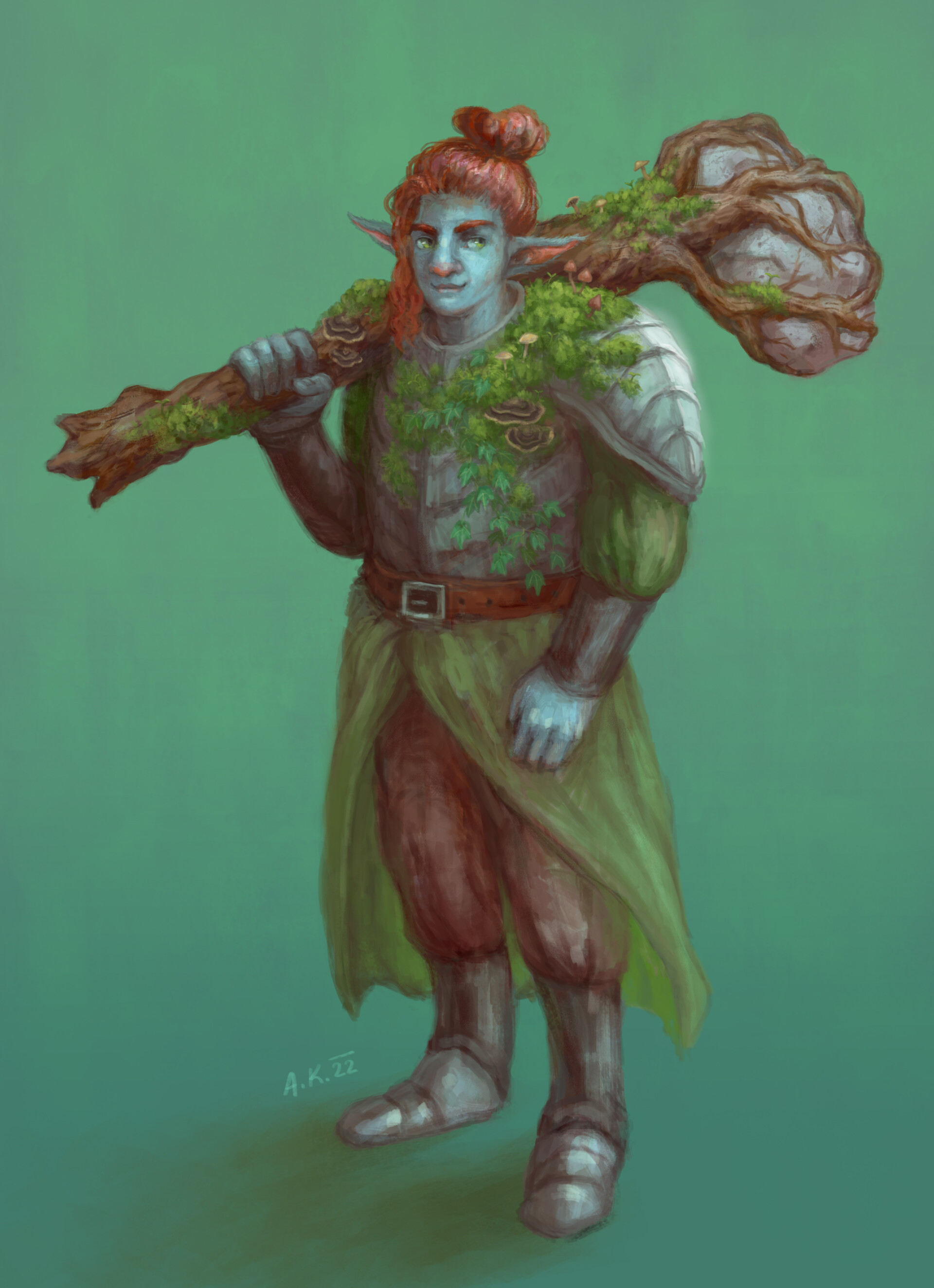 Artstation firbolg paladin