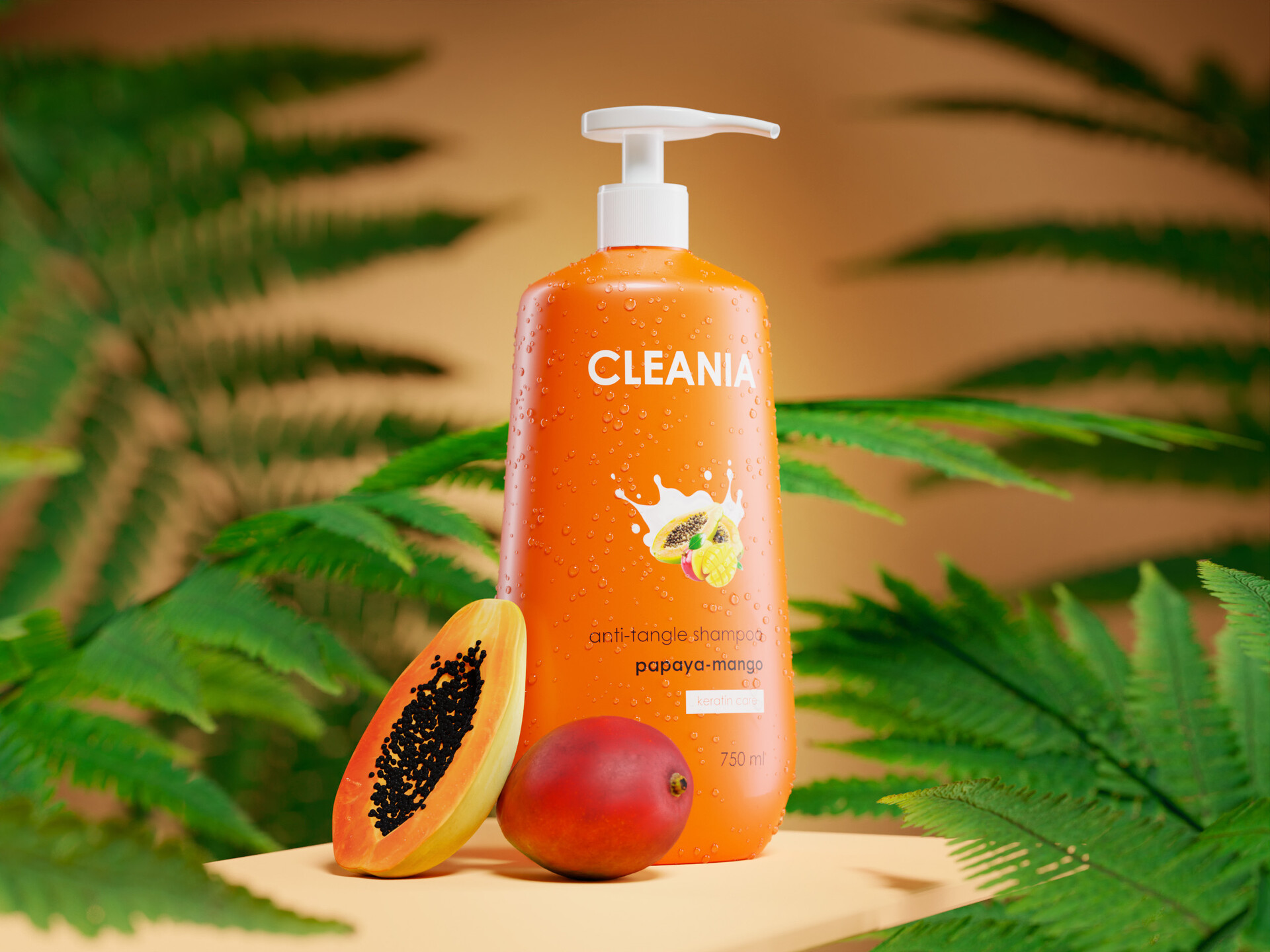 Teff Fake brand ad. Shampoo.