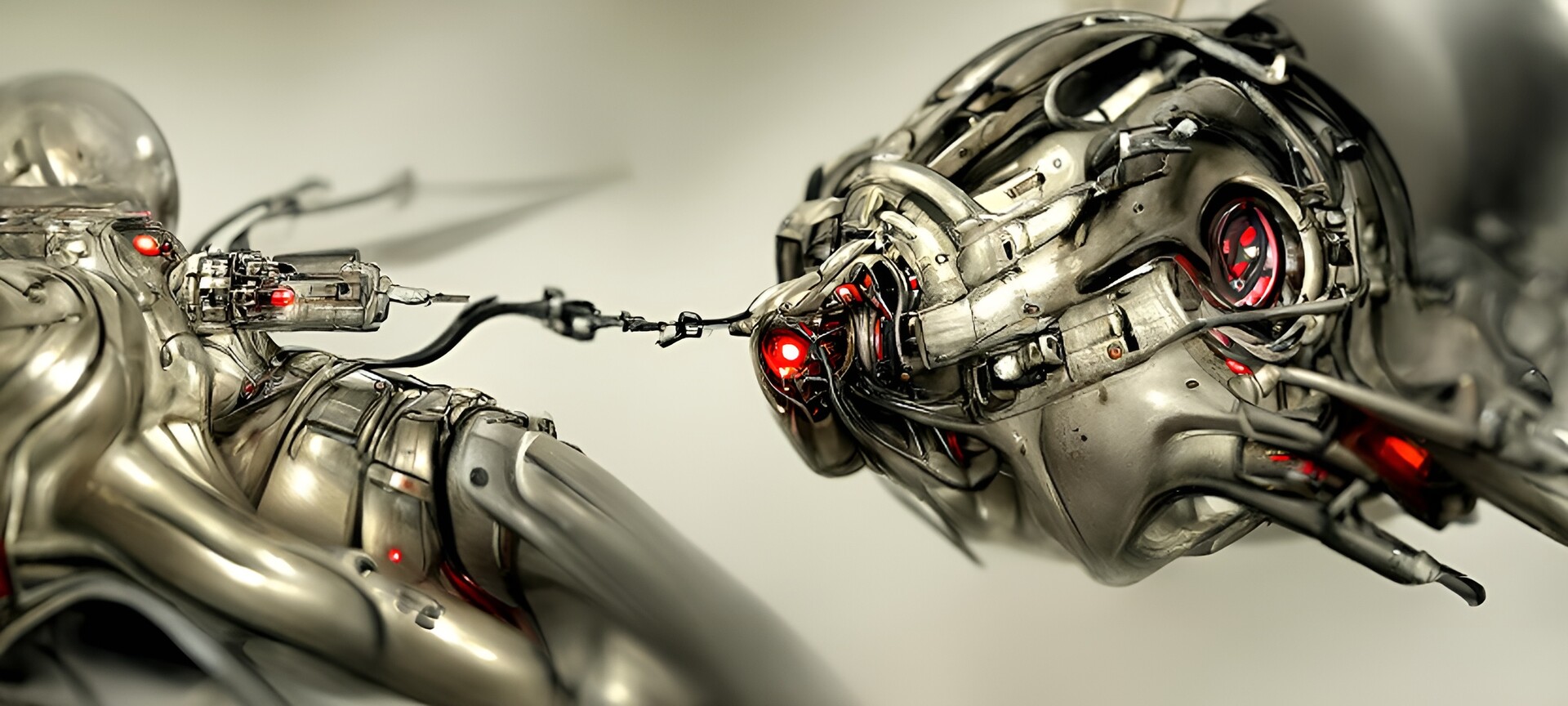 ArtStation THE CREATION OF AI BY MICHELANGELO