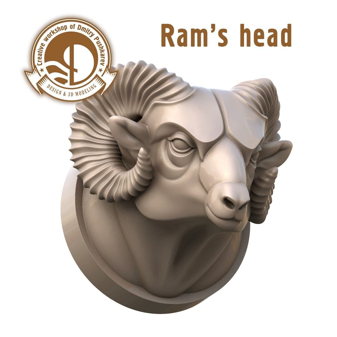 ArtStation - Ram's head