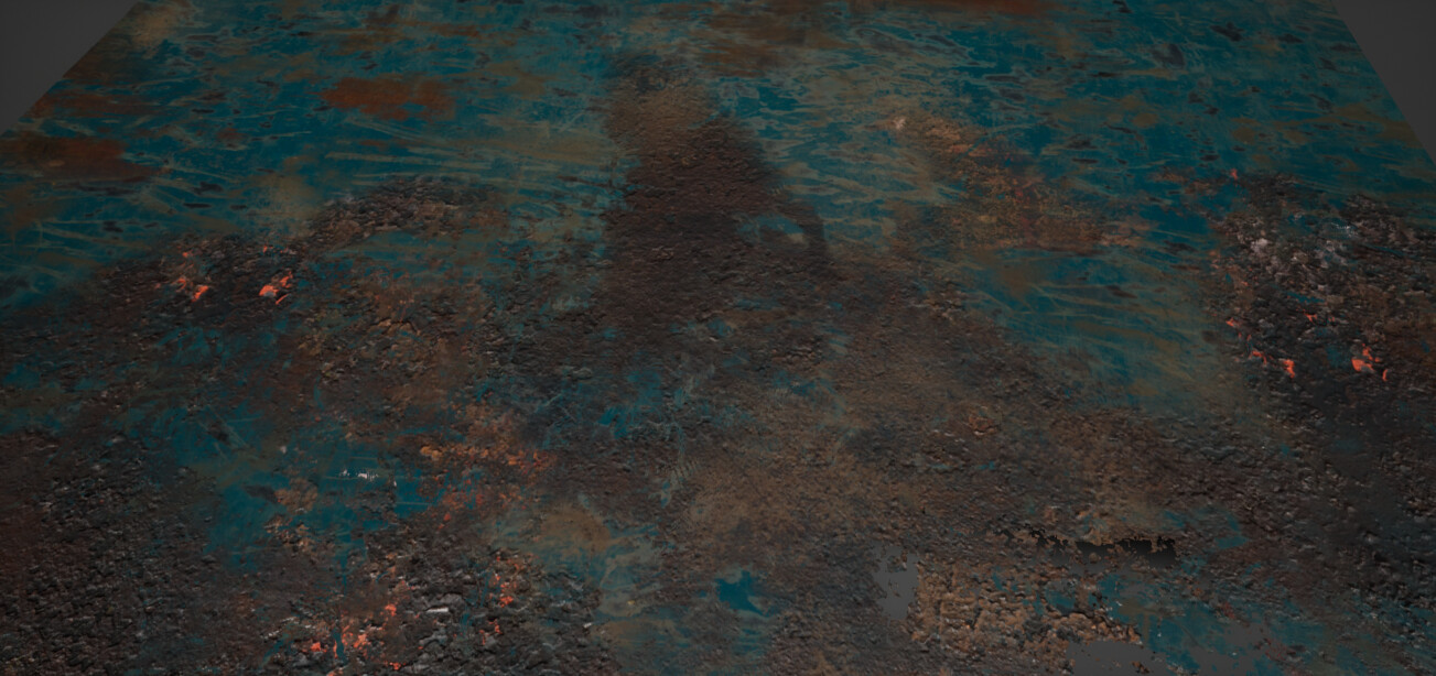 Example of Vertex paint blending