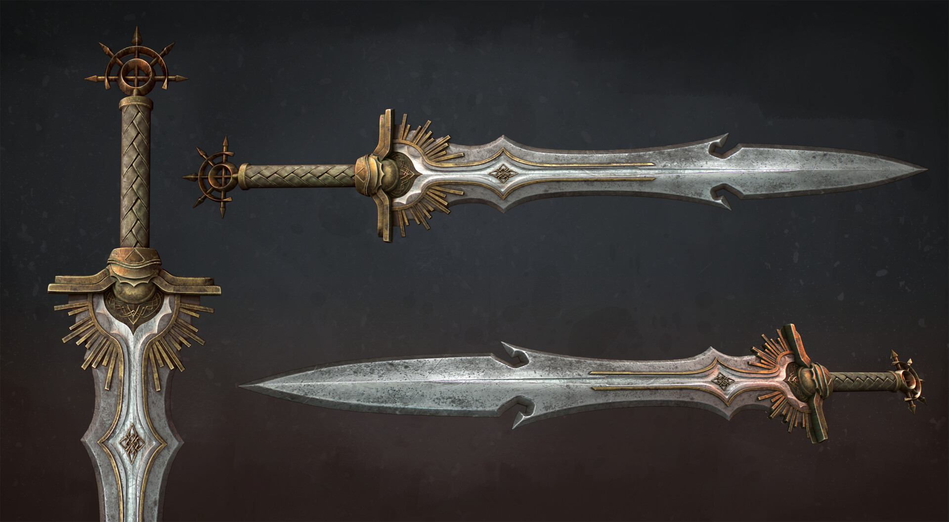 Artstation Procedural Shield Sword Lords Of The Fallen Fanart