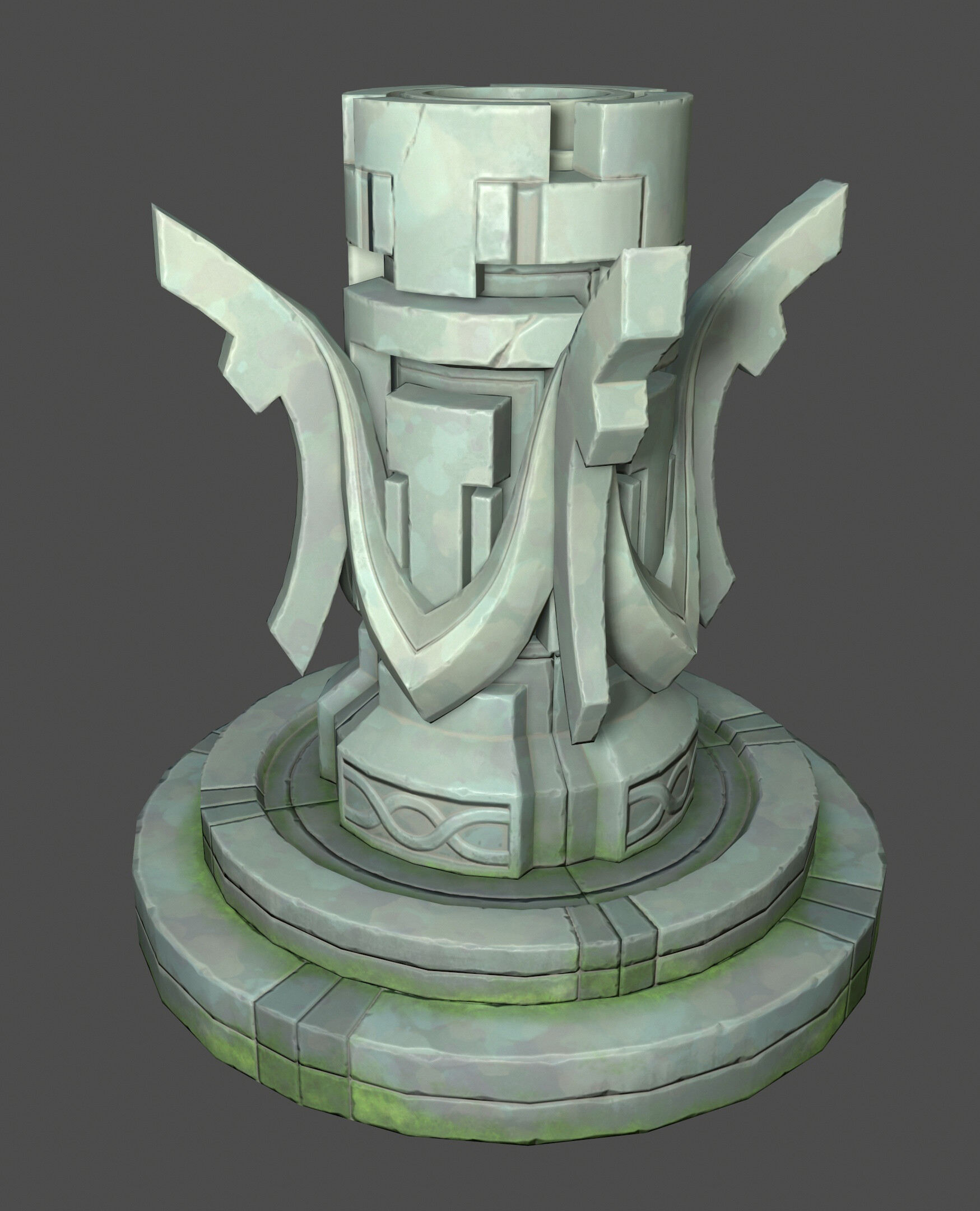 ArtStation - stone pillar