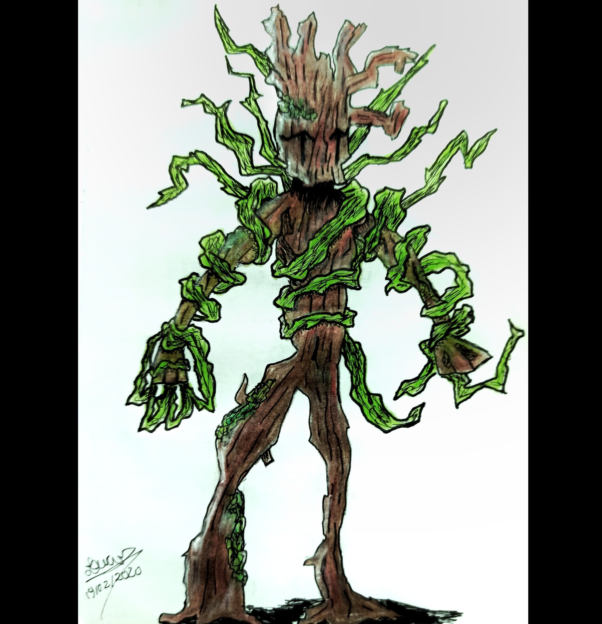 ArtStation - TEENAGE TREE MAN