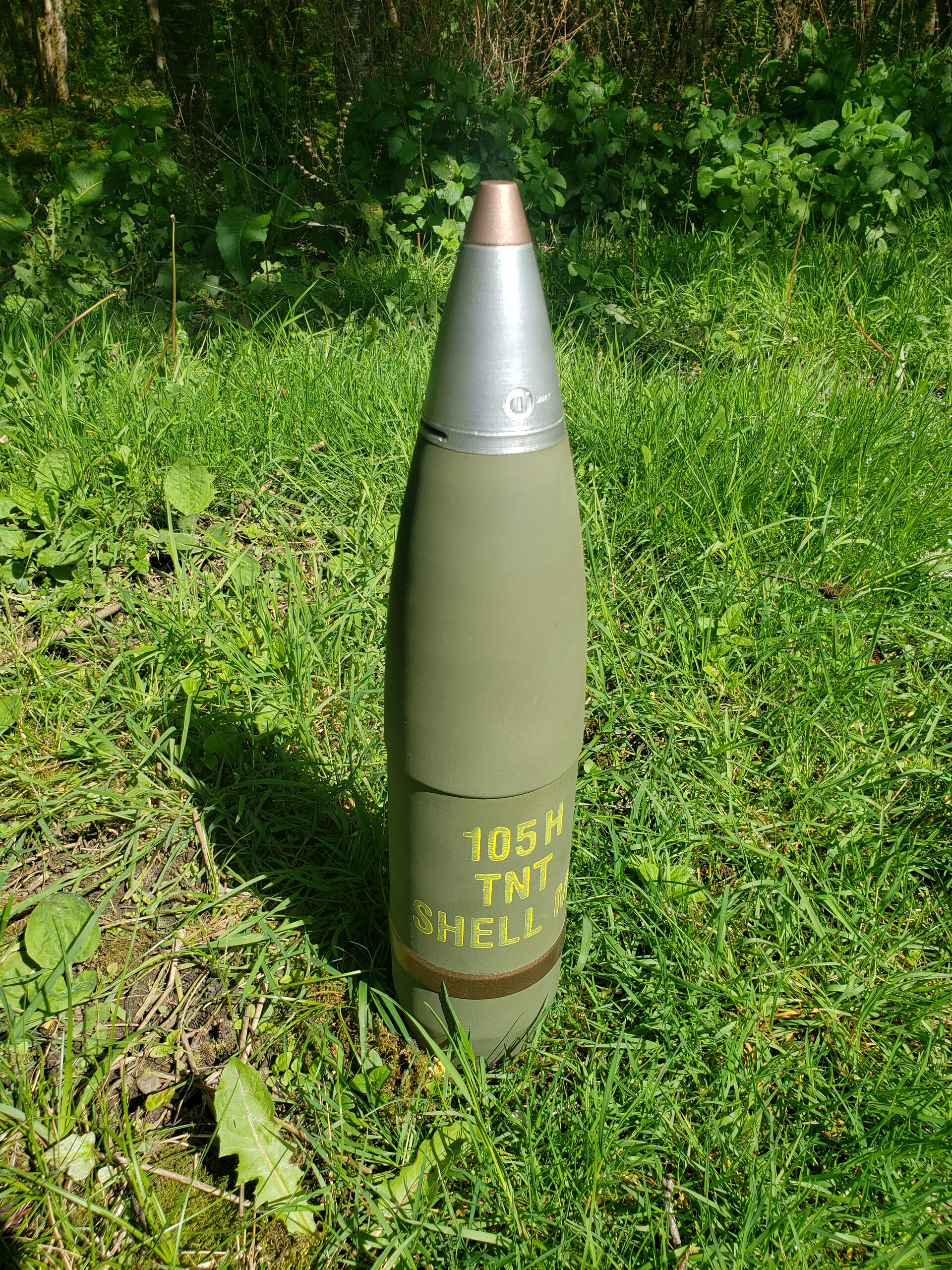 ArtStation - 105mm replica artillery shell