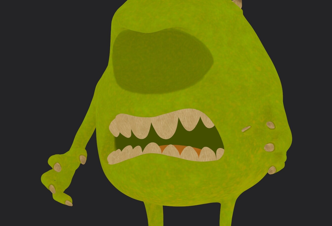 Kevin Durán - Mike - Monsters University, image size:1343x916