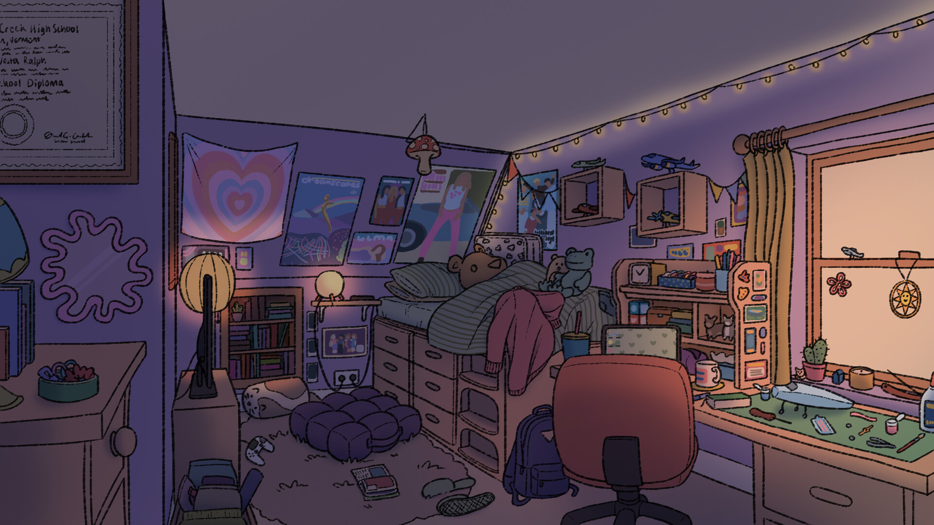 ArtStation - Vesta's Bedroom