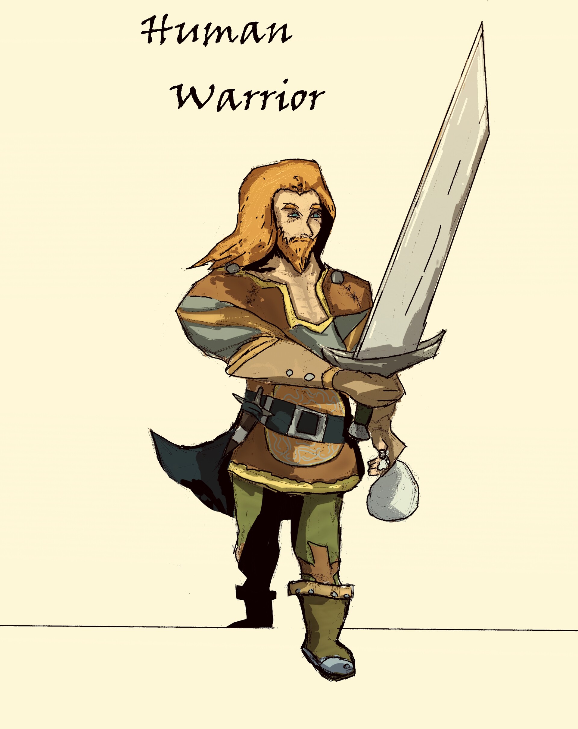 human-warrior-wow-art