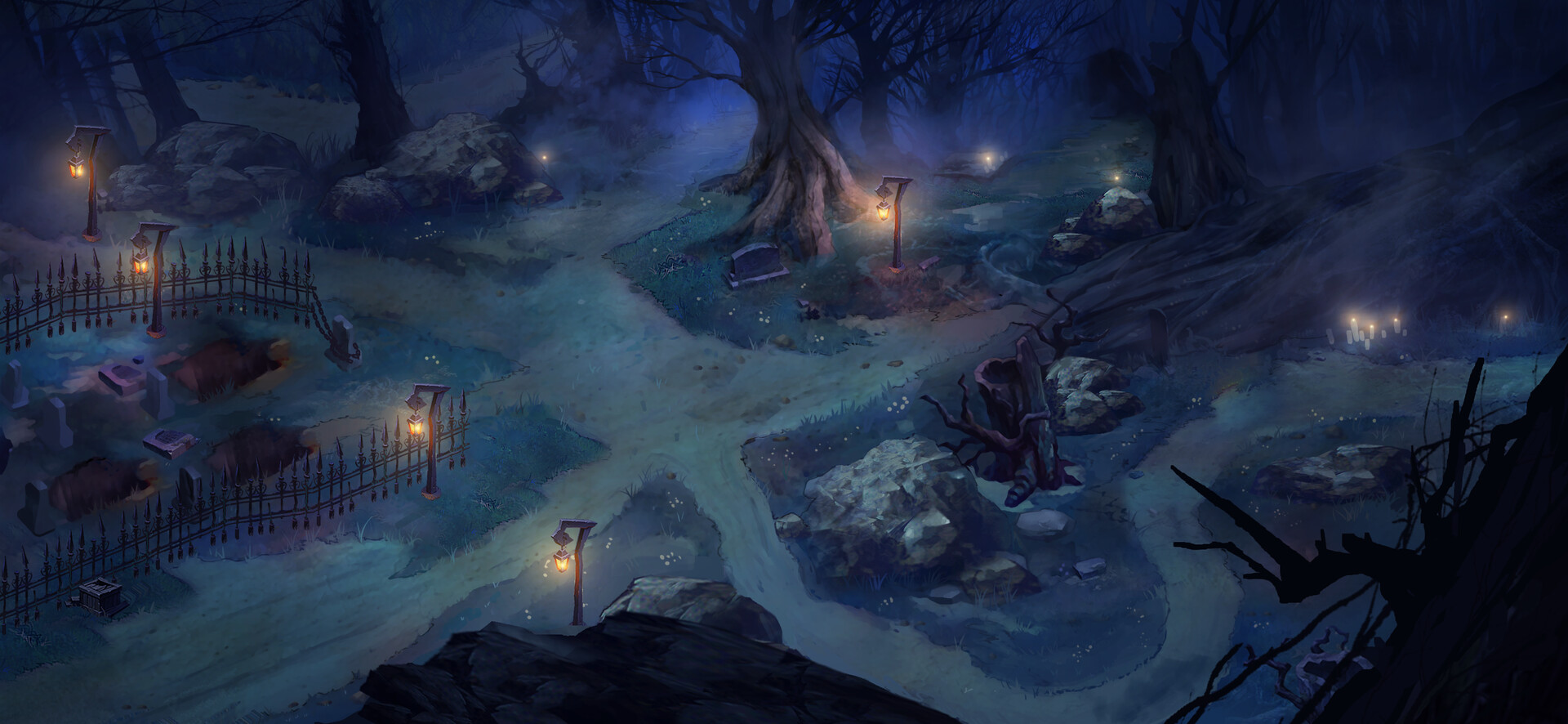 ArtStation - Forest road