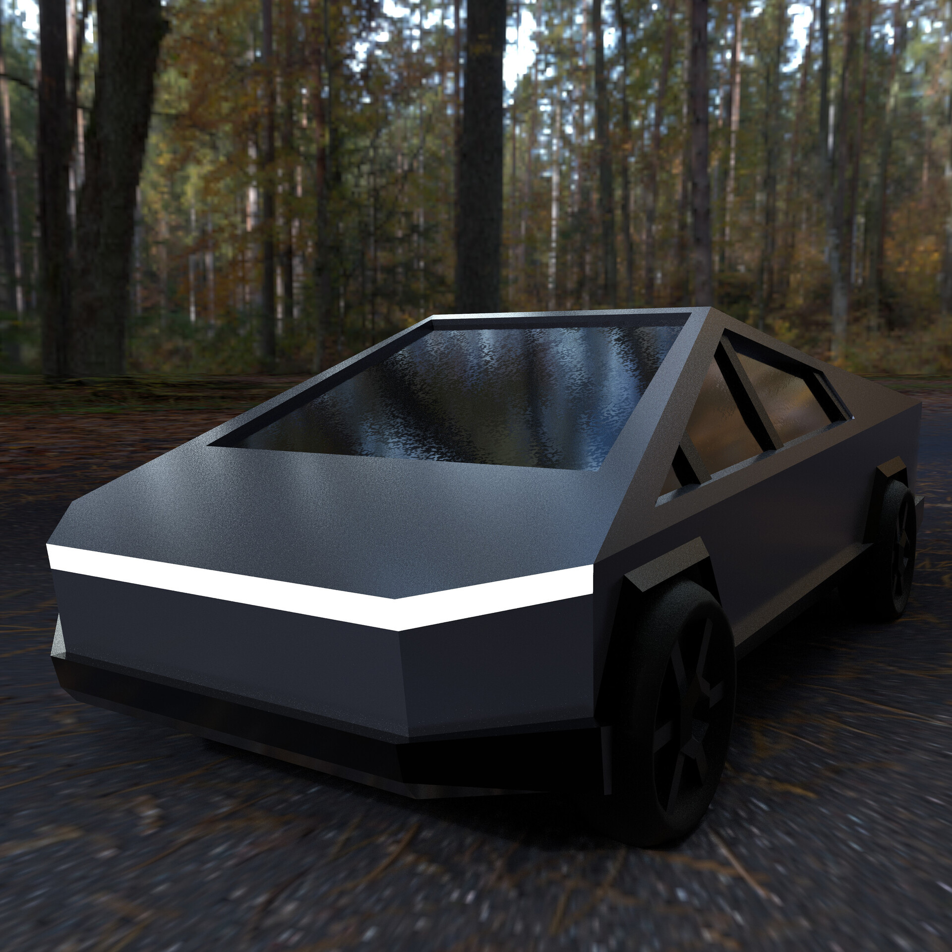 ArtStation - Tesla Cybertruck